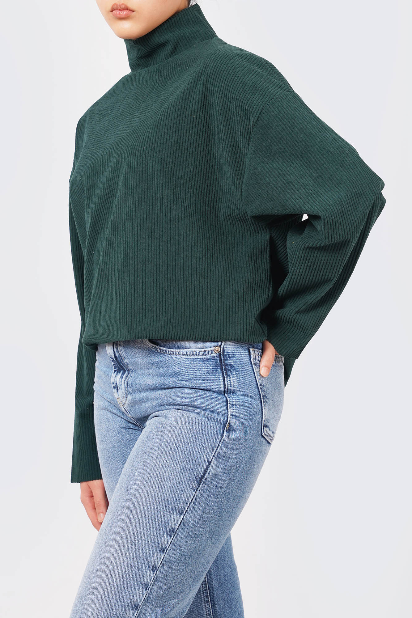 تیشرت آستین بلند کبریتی زنانه