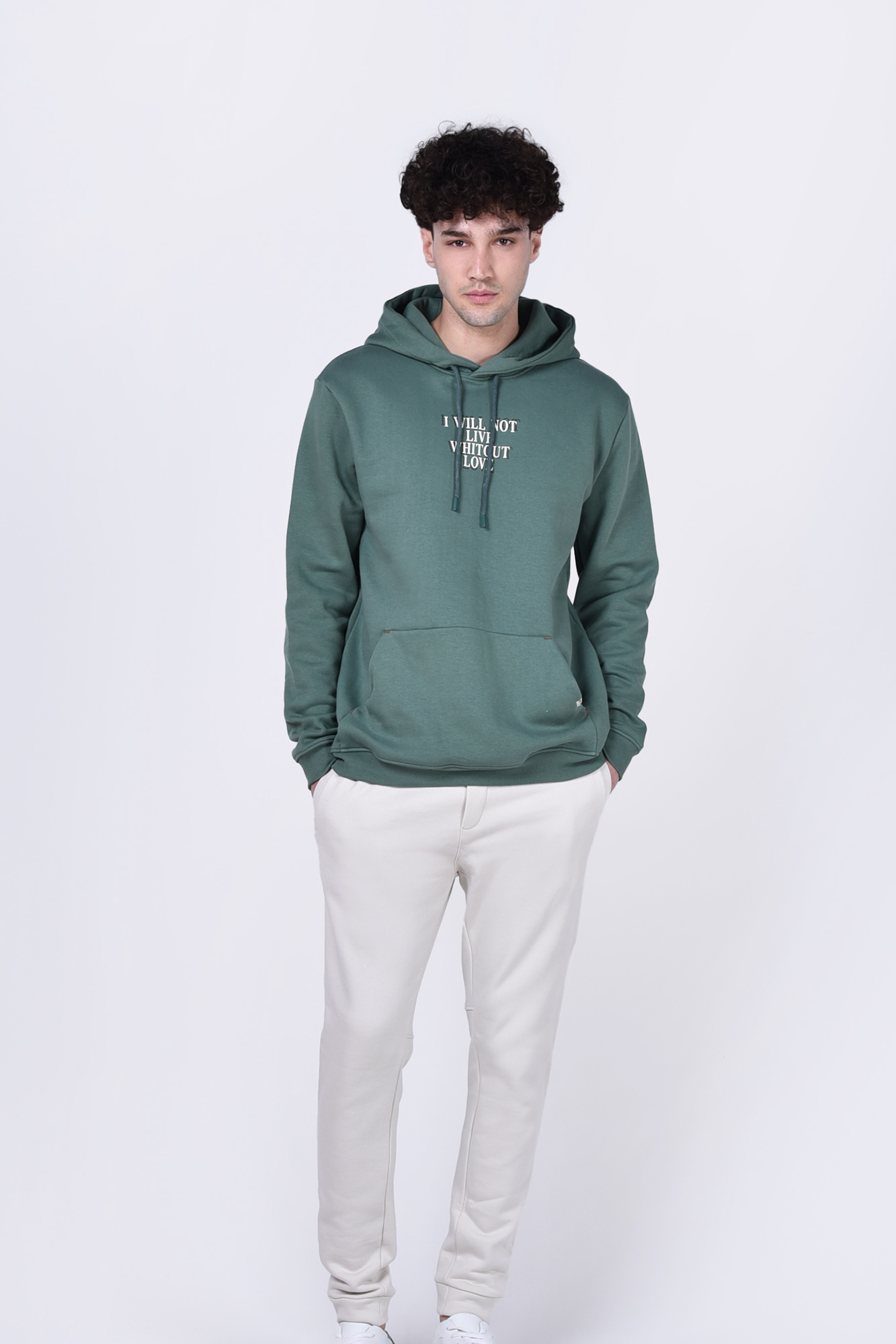 هودی آستین بلند چاپی مردانه