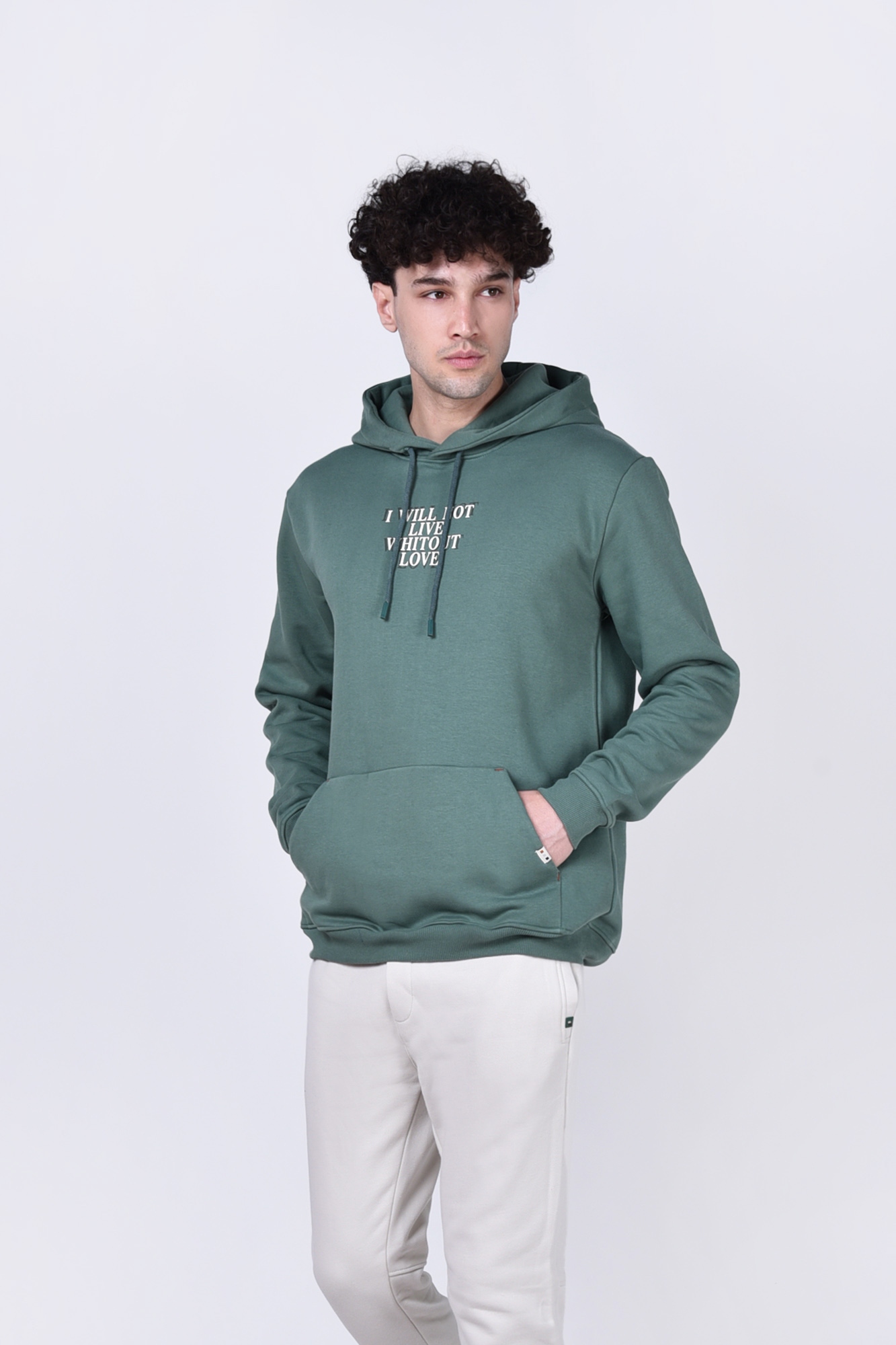 هودی آستین بلند چاپی مردانه