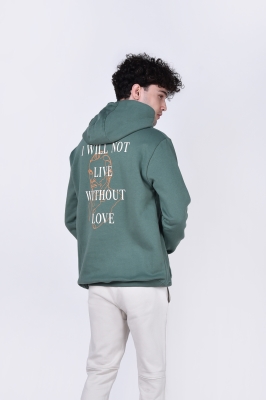 هودی آستین بلند چاپی مردانه