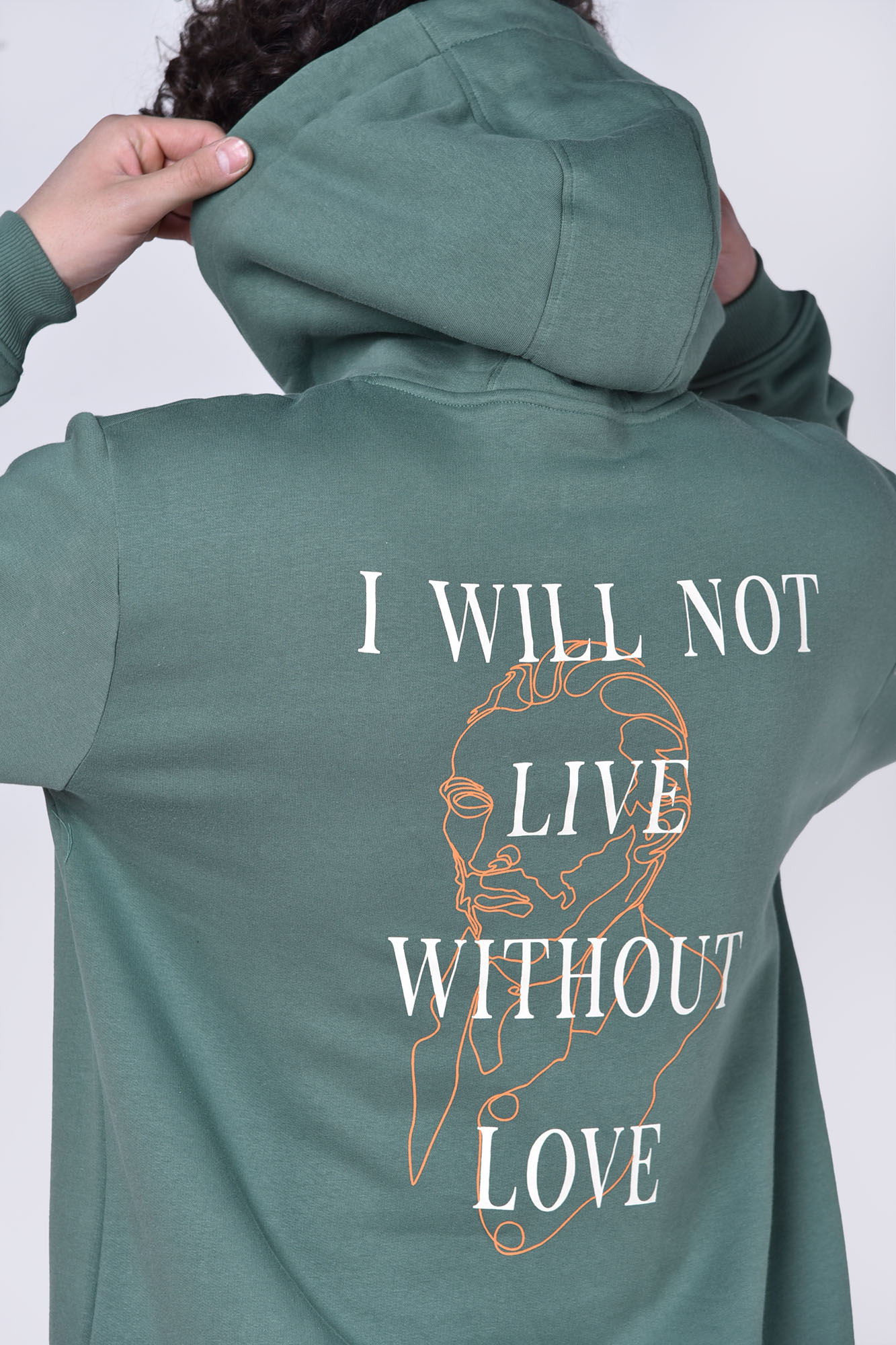 هودی آستین بلند چاپی مردانه