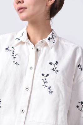 شومیز آستین بلند گلدوزی زنانه