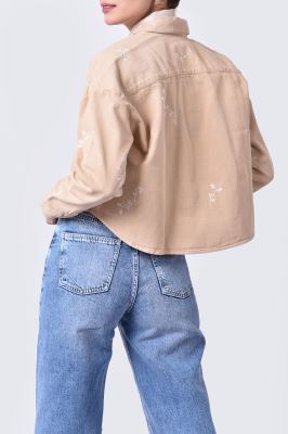 شومیز آستین بلند گلدوزی زنانه