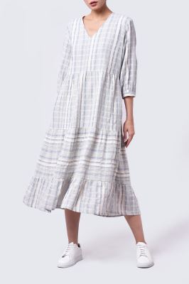 مانتو غیر رسمی راه راه زنانه