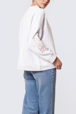 تیشرت آستین بلند گلدوزی زنانه