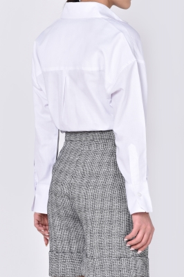 شومیز آستین بلند چاپی زنانه