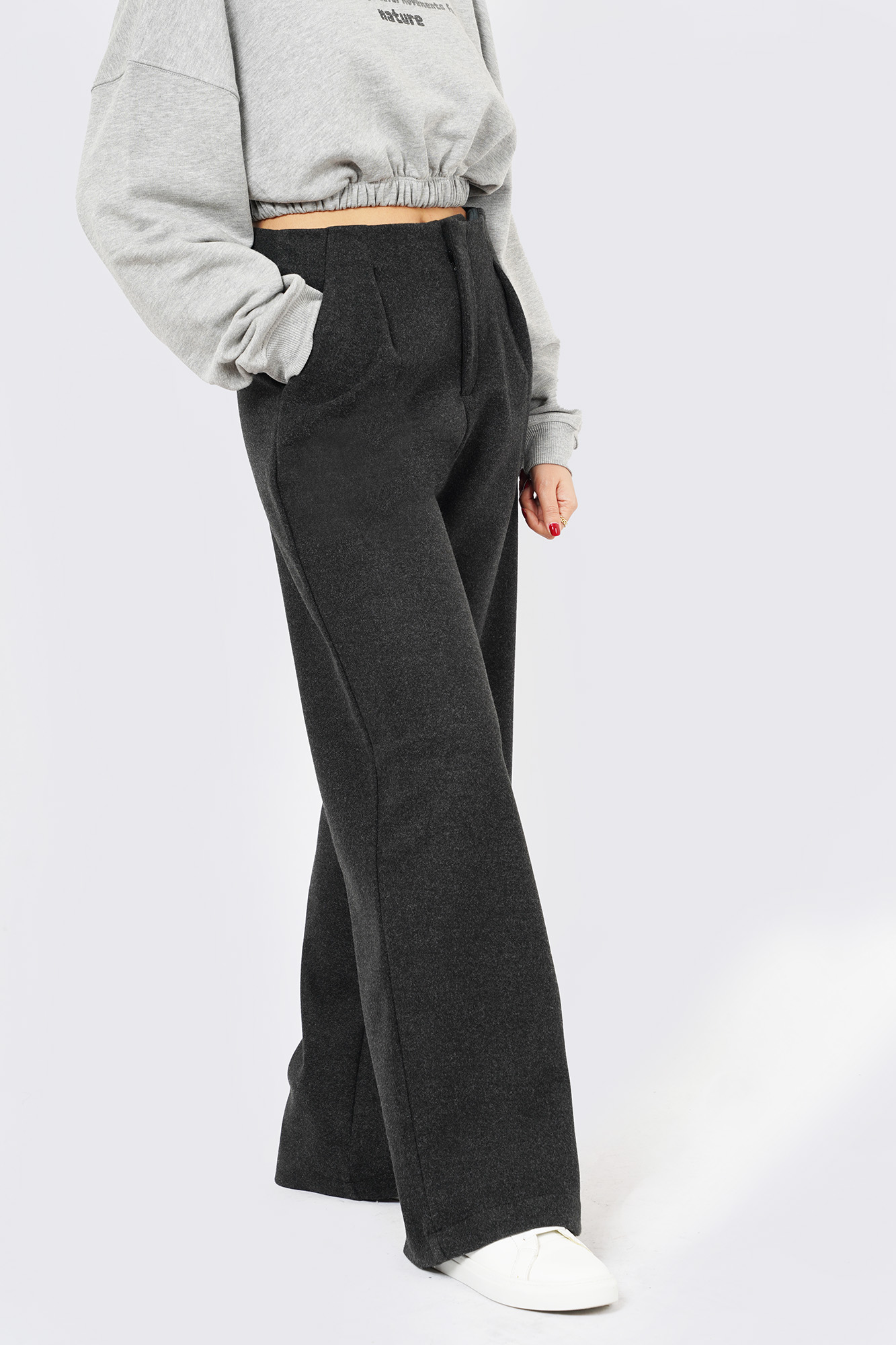 شلوار پارچه ای ساده زنانه