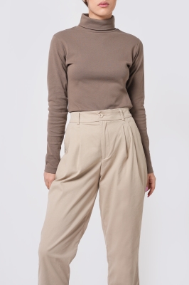 تیشرت آستین بلند ساده زنانه