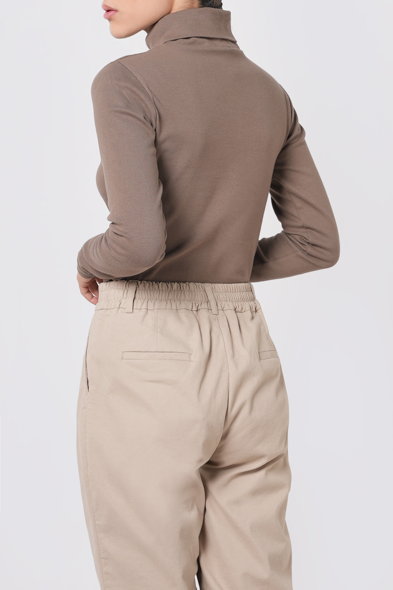 تیشرت آستین بلند ساده زنانه