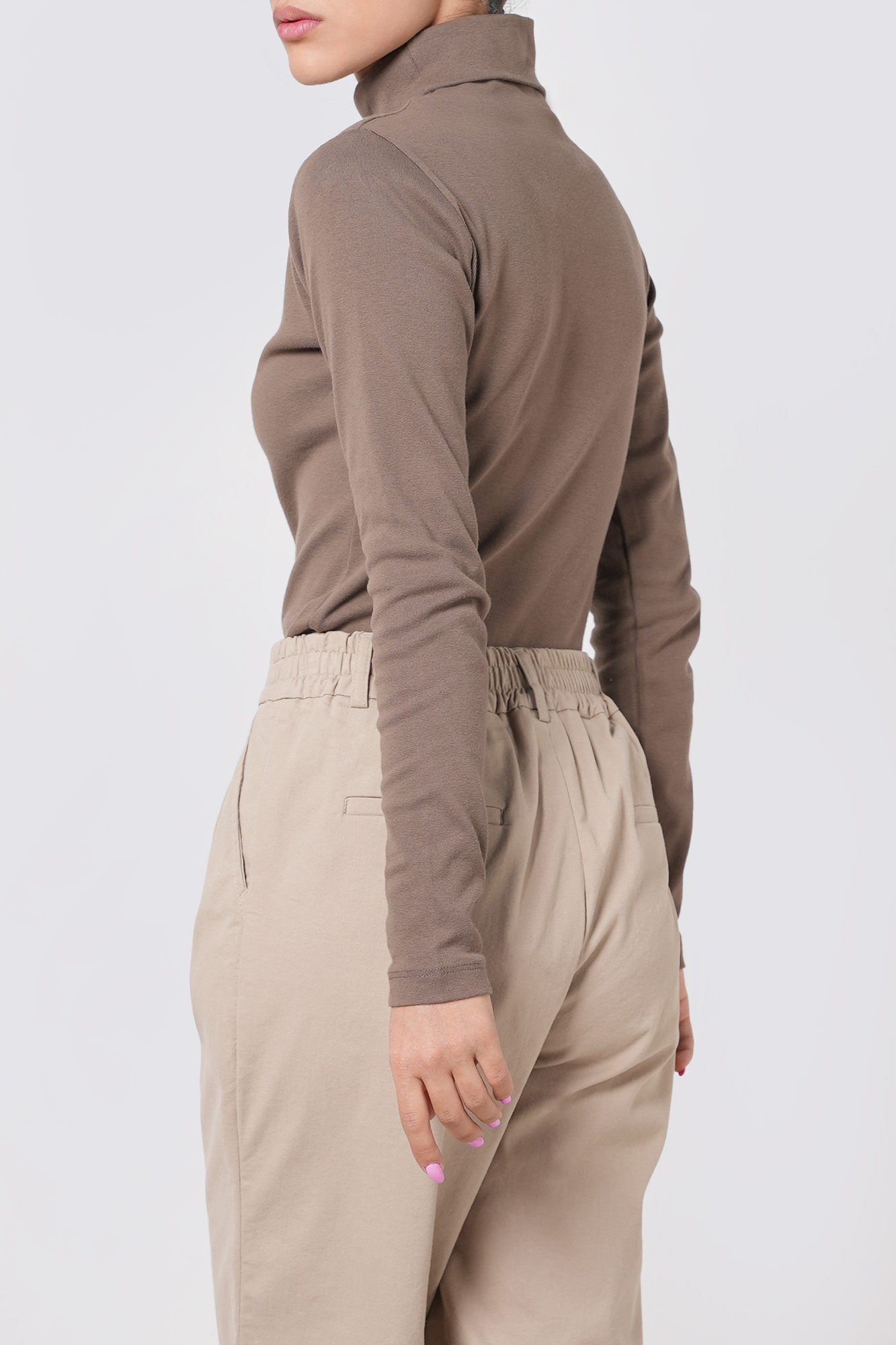 تیشرت آستین بلند ساده زنانه