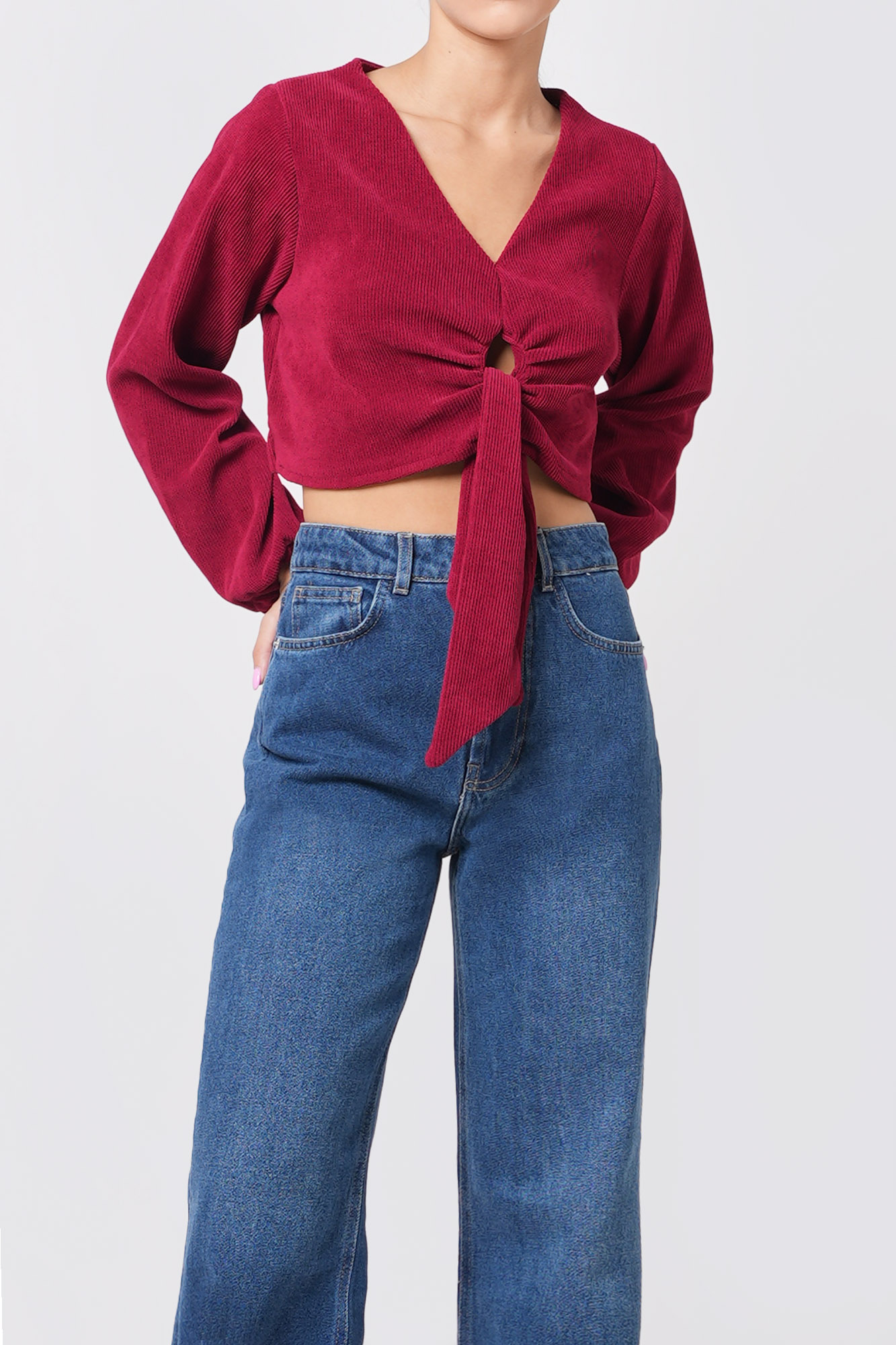 بلوز آستین بلند ساده زنانه