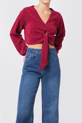 بلوز آستین بلند ساده زنانه