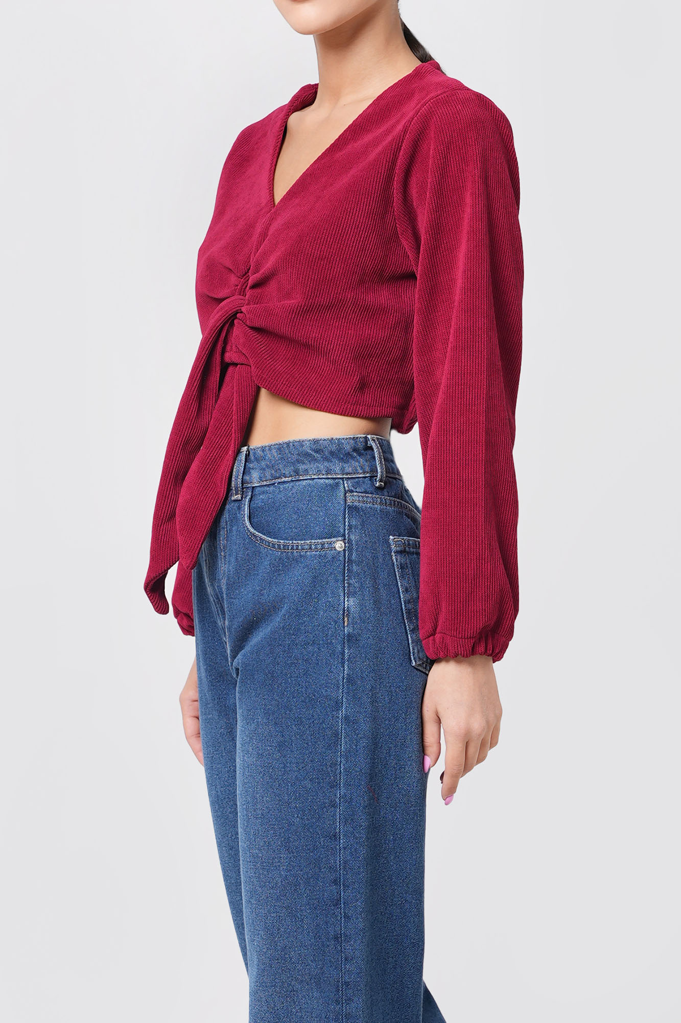 بلوز آستین بلند ساده زنانه