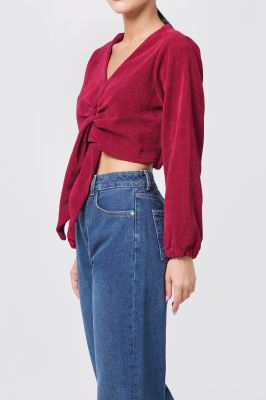 بلوز آستین بلند ساده زنانه