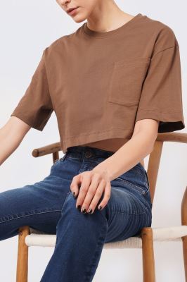 تیشرت آستین کوتاه ساده زنانه