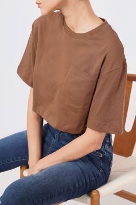 تیشرت آستین کوتاه ساده زنانه