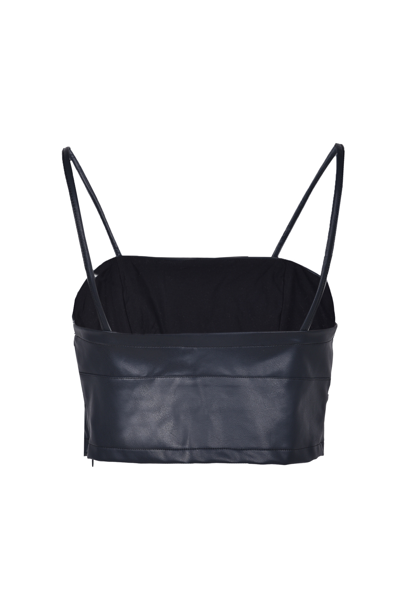 تاپ چرم ساده زنانه