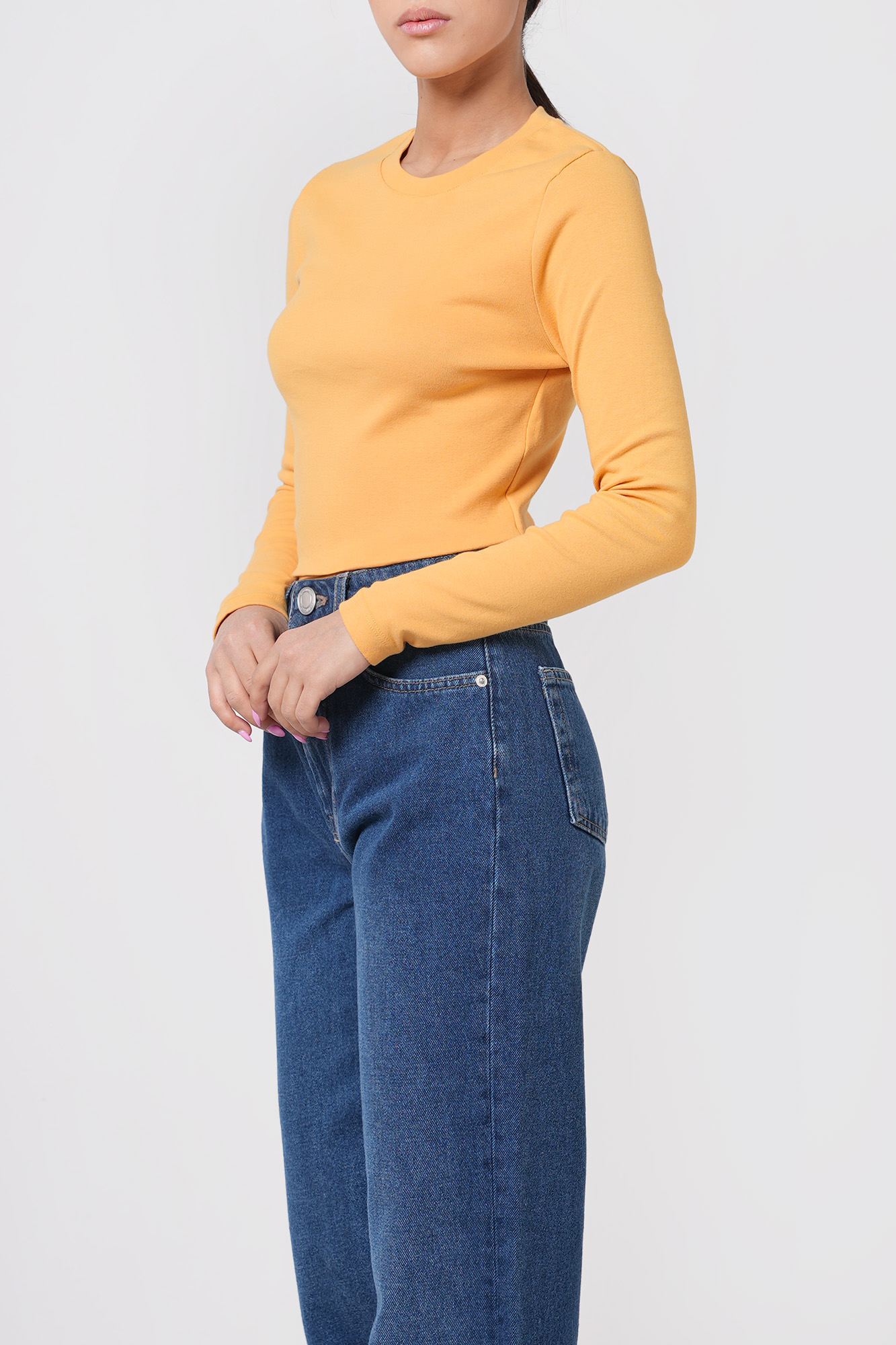 تیشرت آستین بلند ساده زنانه