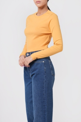 تیشرت آستین بلند ساده زنانه