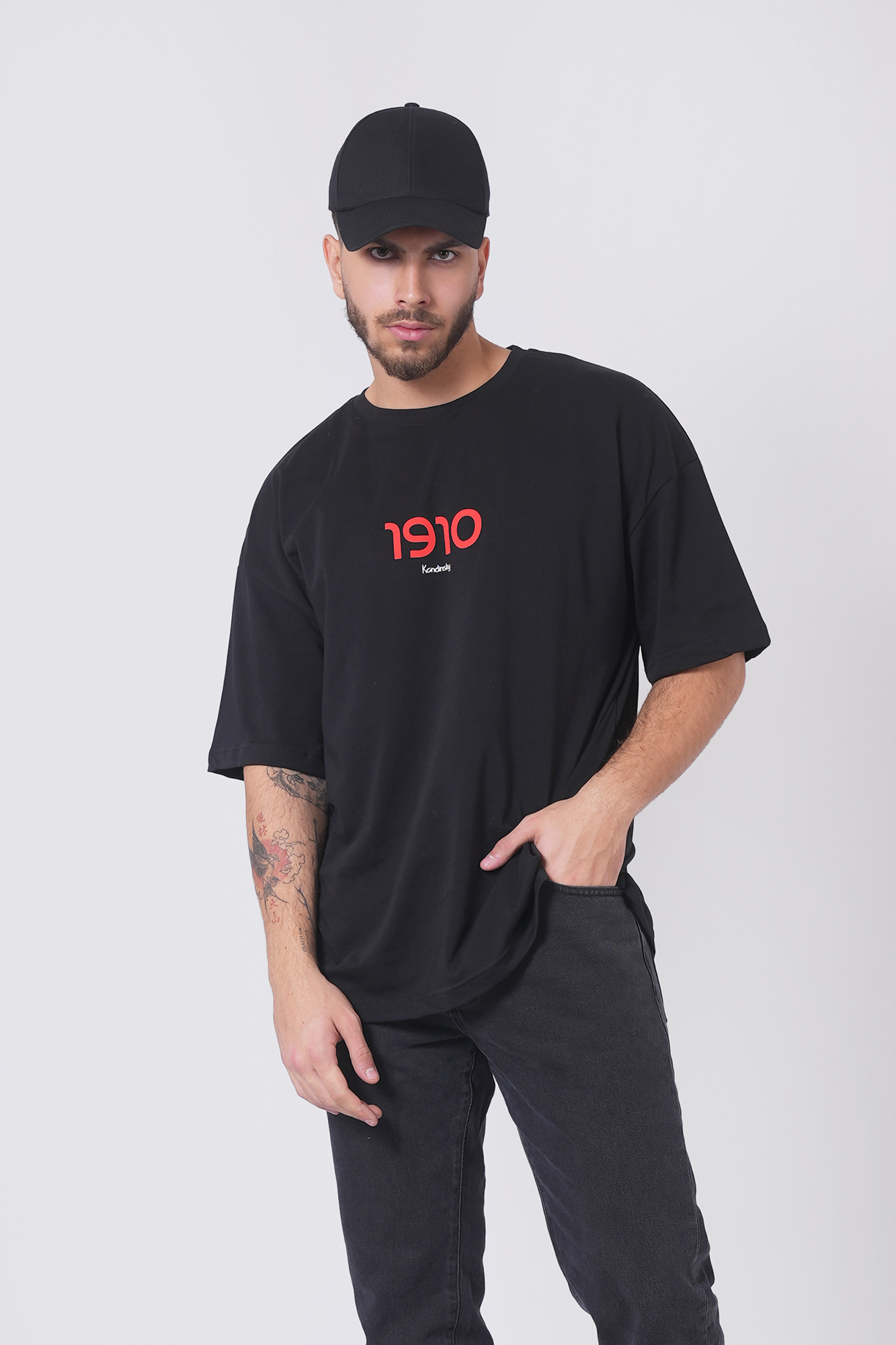 تیشرت آستین کوتاه چاپی مردانه