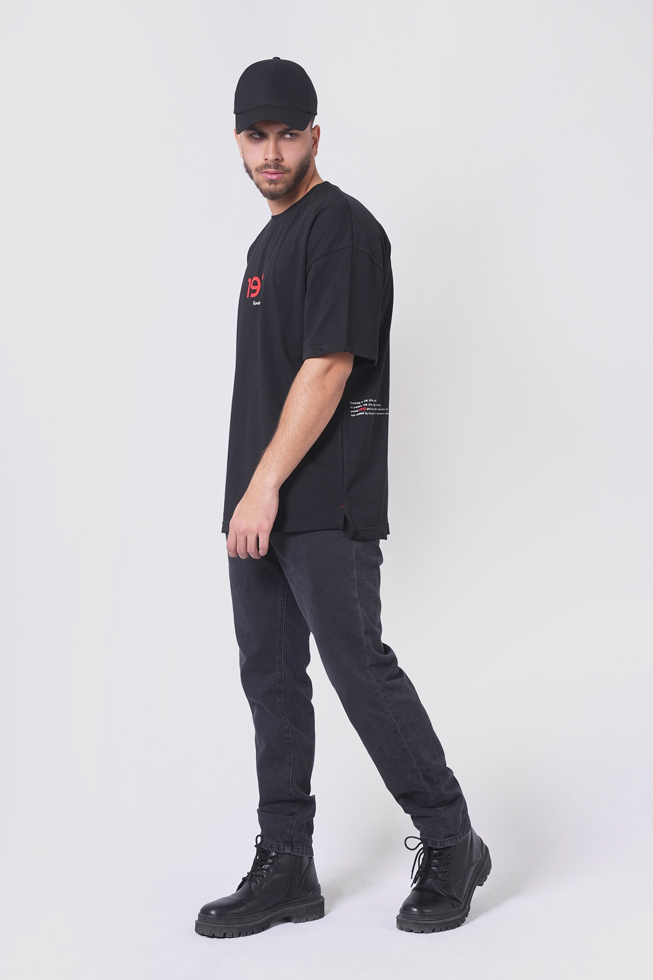 تیشرت آستین کوتاه چاپی مردانه