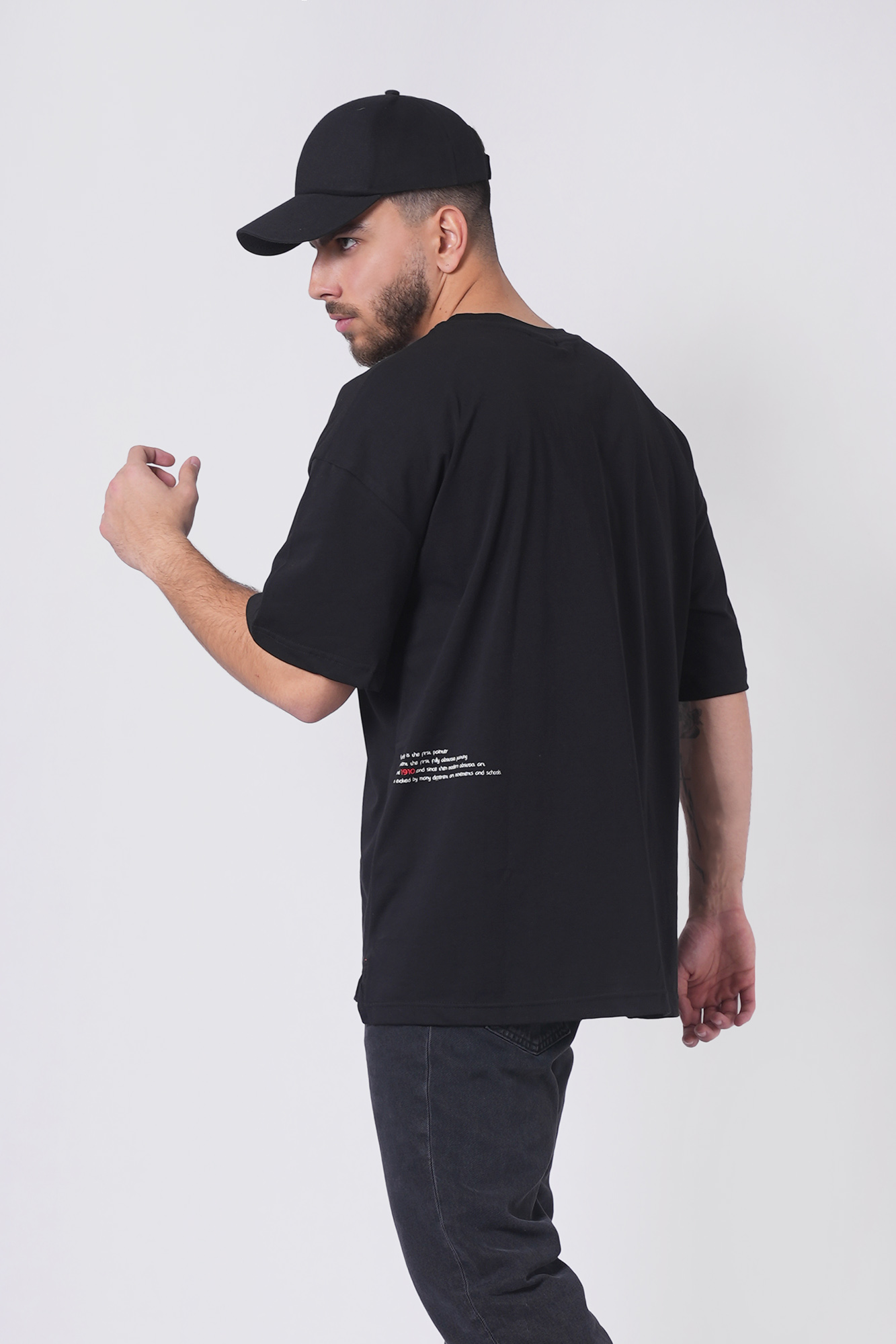 تیشرت آستین کوتاه چاپی مردانه