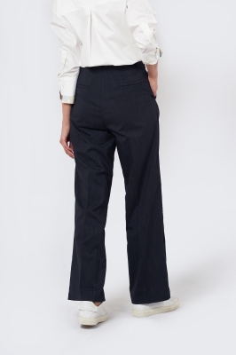 شلوار پارچه ای راه راه زنانه