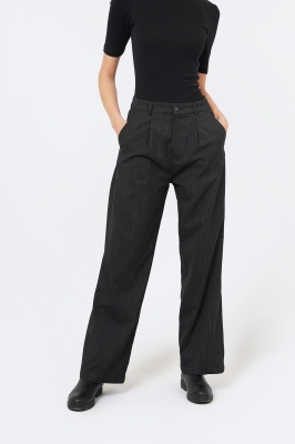 شلوار پارچه ای راه راه زنانه