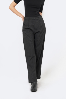 شلوار پارچه ای راه راه زنانه