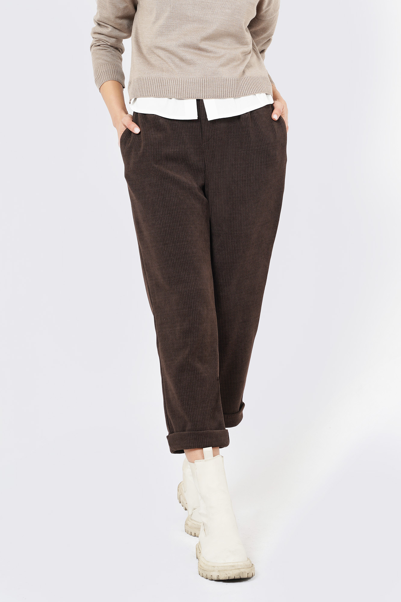 شلوار مخمل ساده زنانه