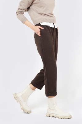 شلوار مخمل ساده زنانه