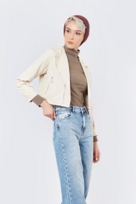 کت کوتاه ساده زنانه