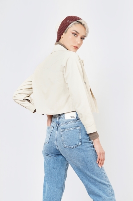 کت کوتاه ساده زنانه