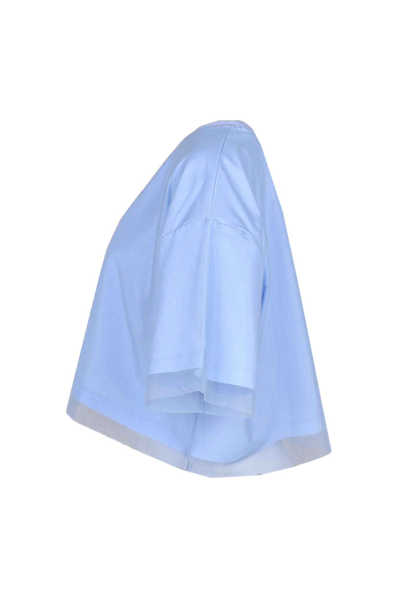 تیشرت آستین کوتاه گلدوزی دار زنانه