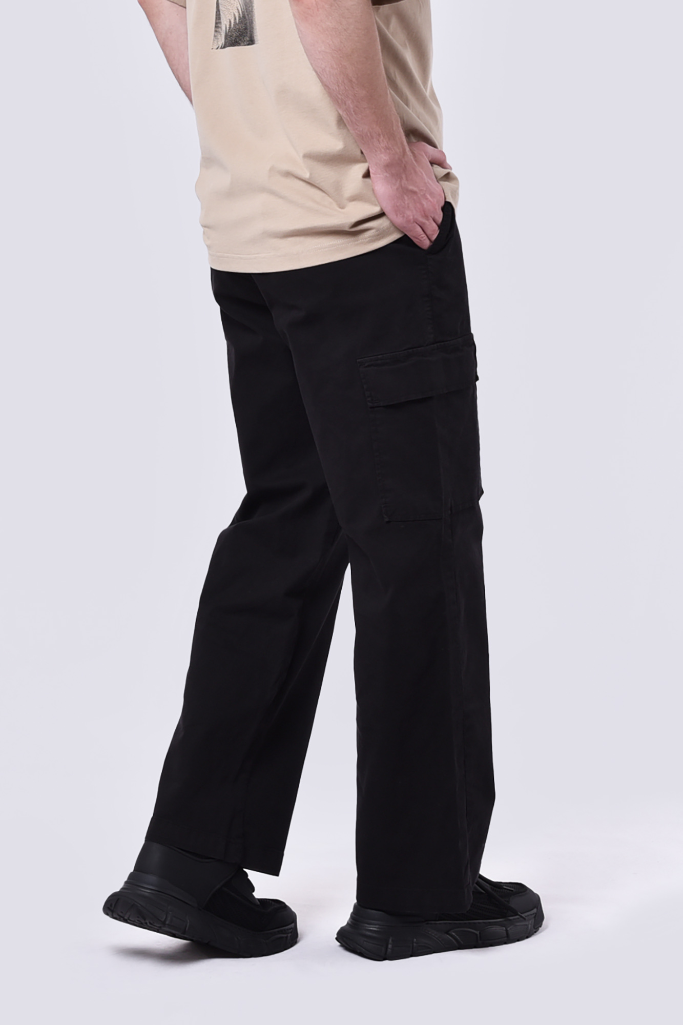 شلوار کارگو ساده مردانه