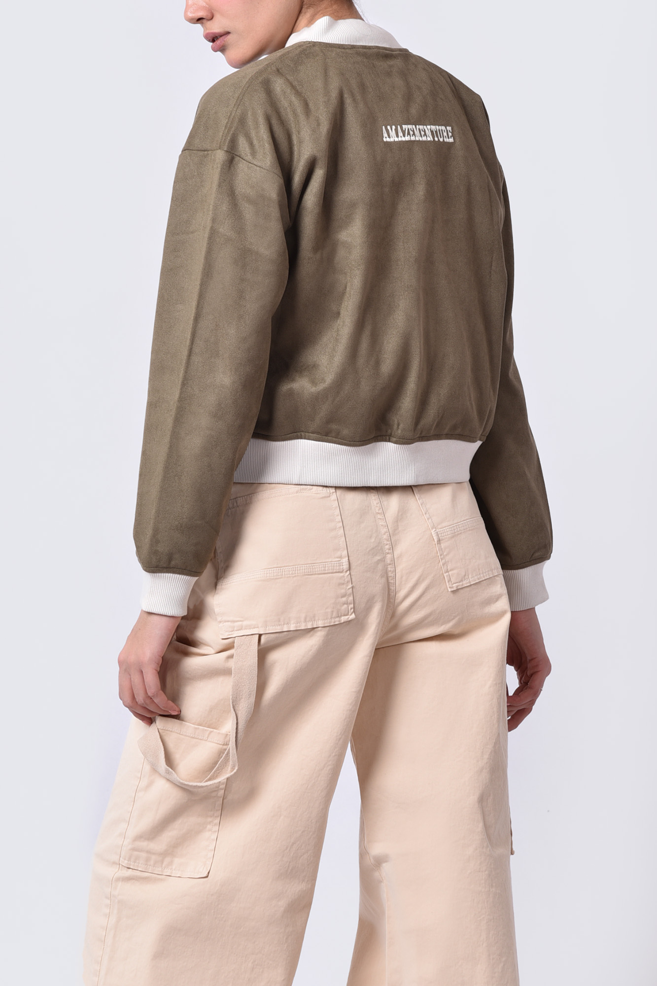 بامبر جکت ساده زنانه