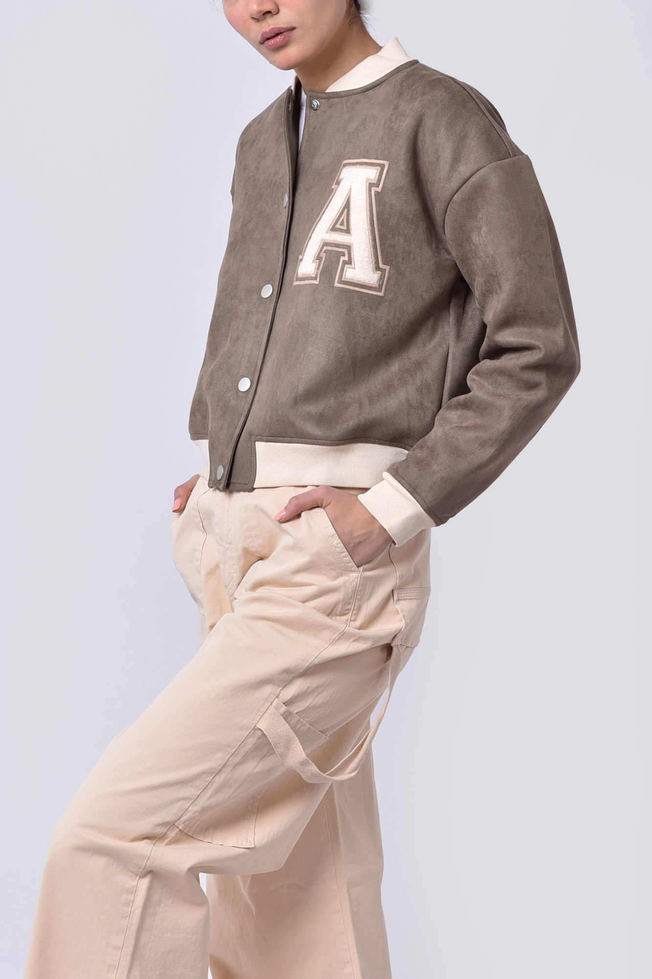 بامبر جکت ساده زنانه