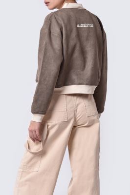 بامبر جکت ساده زنانه