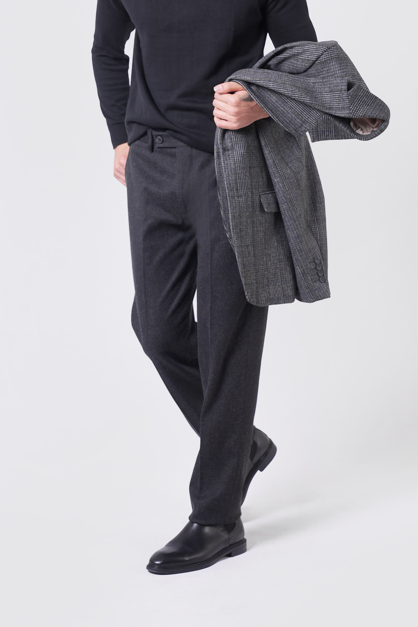 شلوار پشمی ساده مردانه