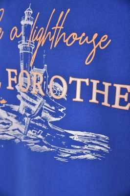 تیشرت آستین بلند چاپی مردانه