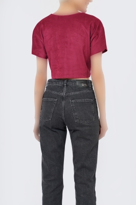 بلوز آستین کوتاه ساده زنانه