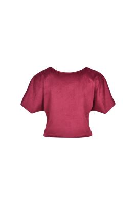 بلوز آستین کوتاه ساده زنانه