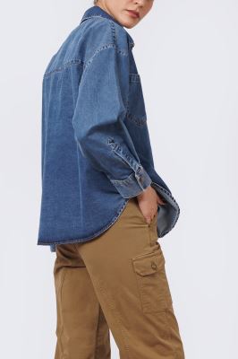 شومیز آستین بلند ساده زنانه