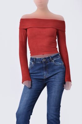 بلوز آستین بلند ساده زنانه