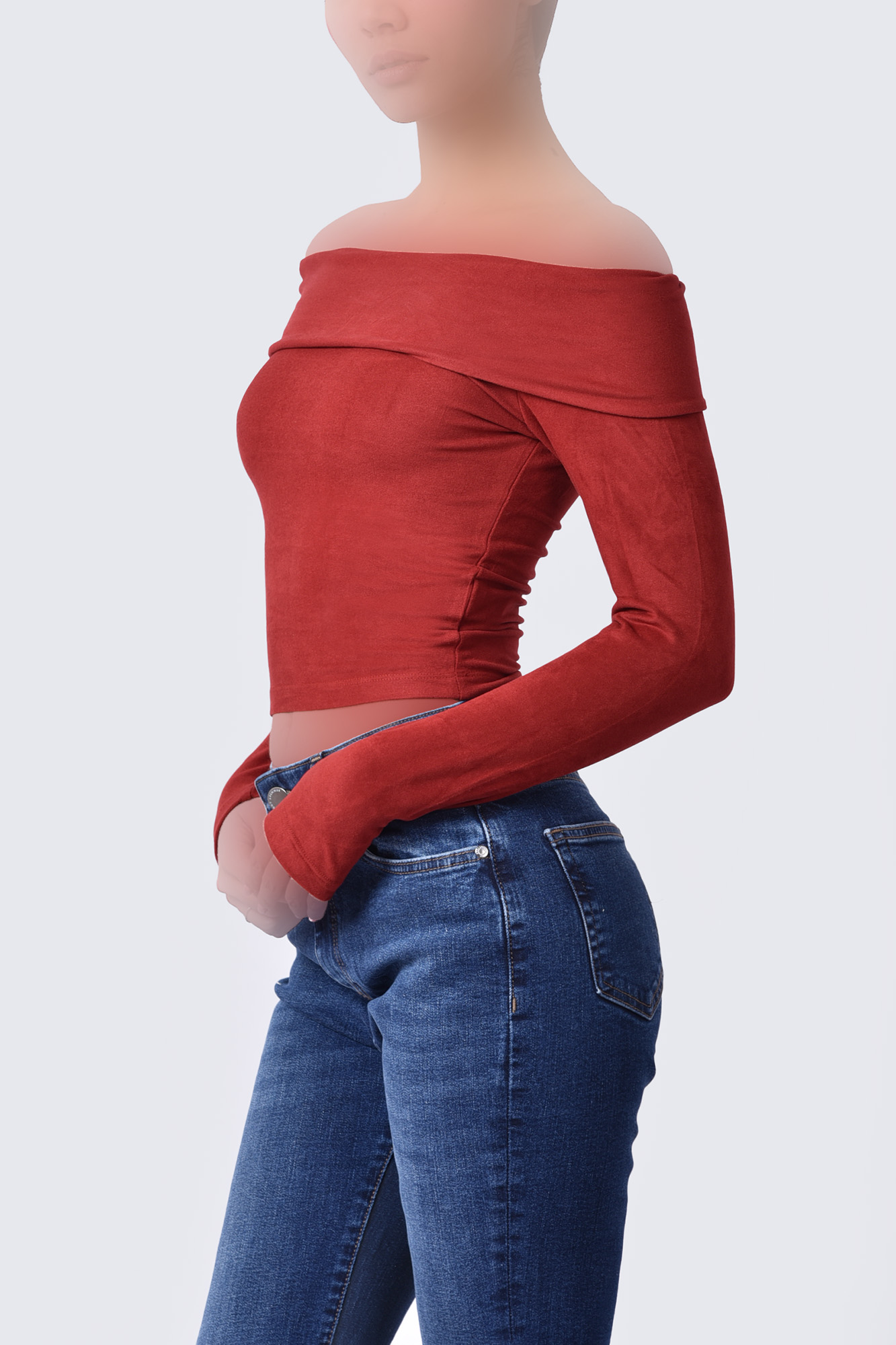 بلوز آستین بلند ساده زنانه