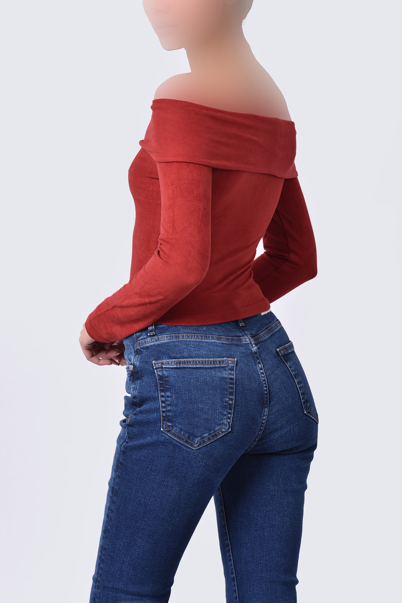 بلوز آستین بلند ساده زنانه