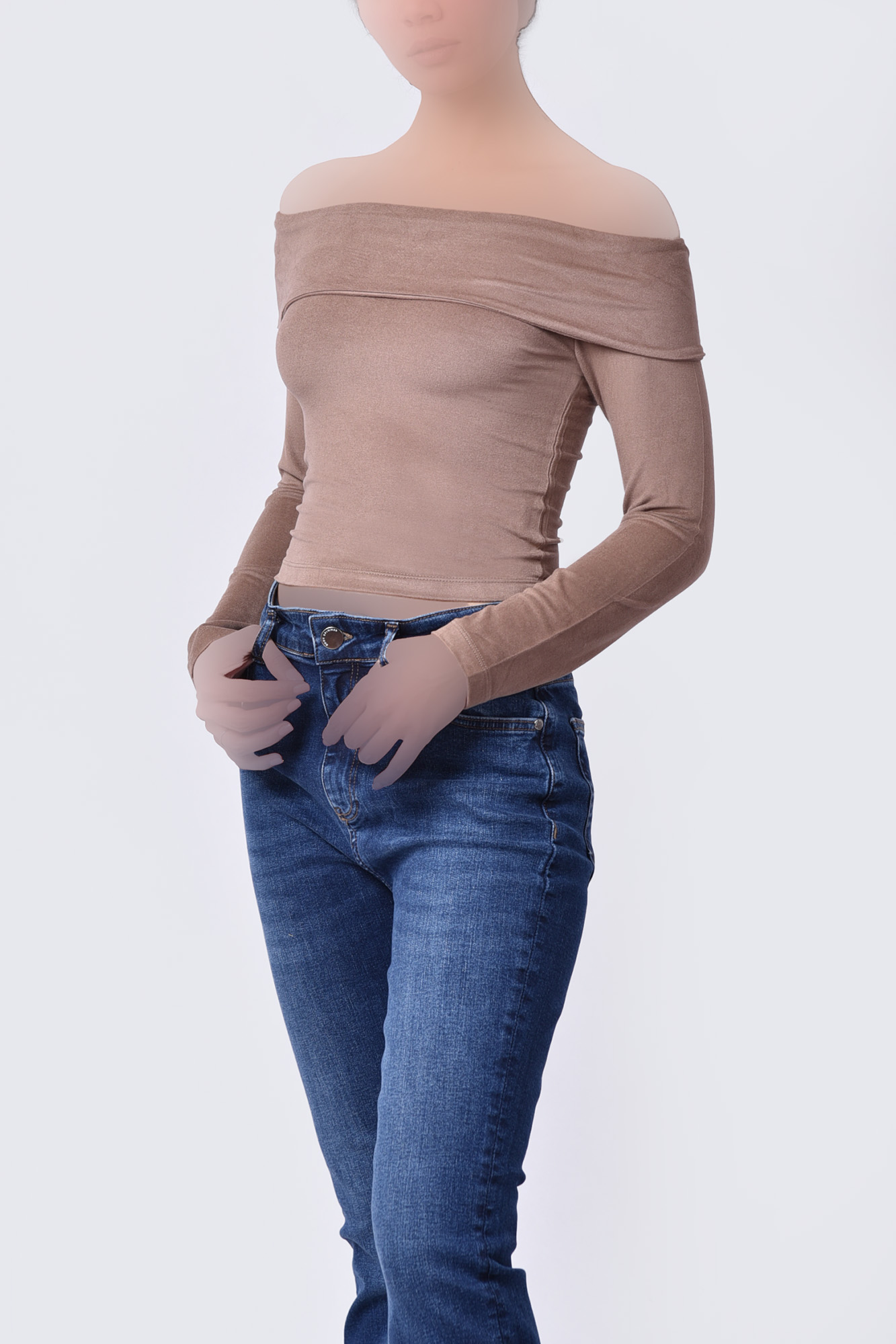 بلوز آستین بلند ساده زنانه