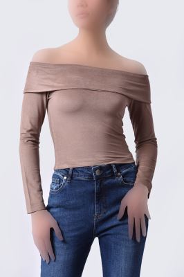 بلوز آستین بلند ساده زنانه