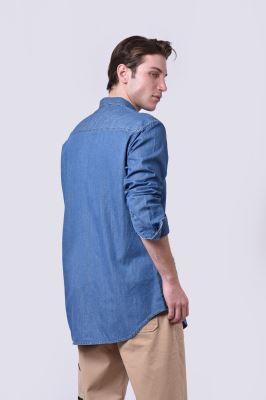 پیراهن آستین بلند ساده مردانه