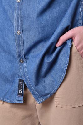 پیراهن آستین بلند ساده مردانه